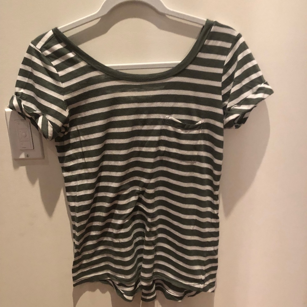White and green Splendid tee